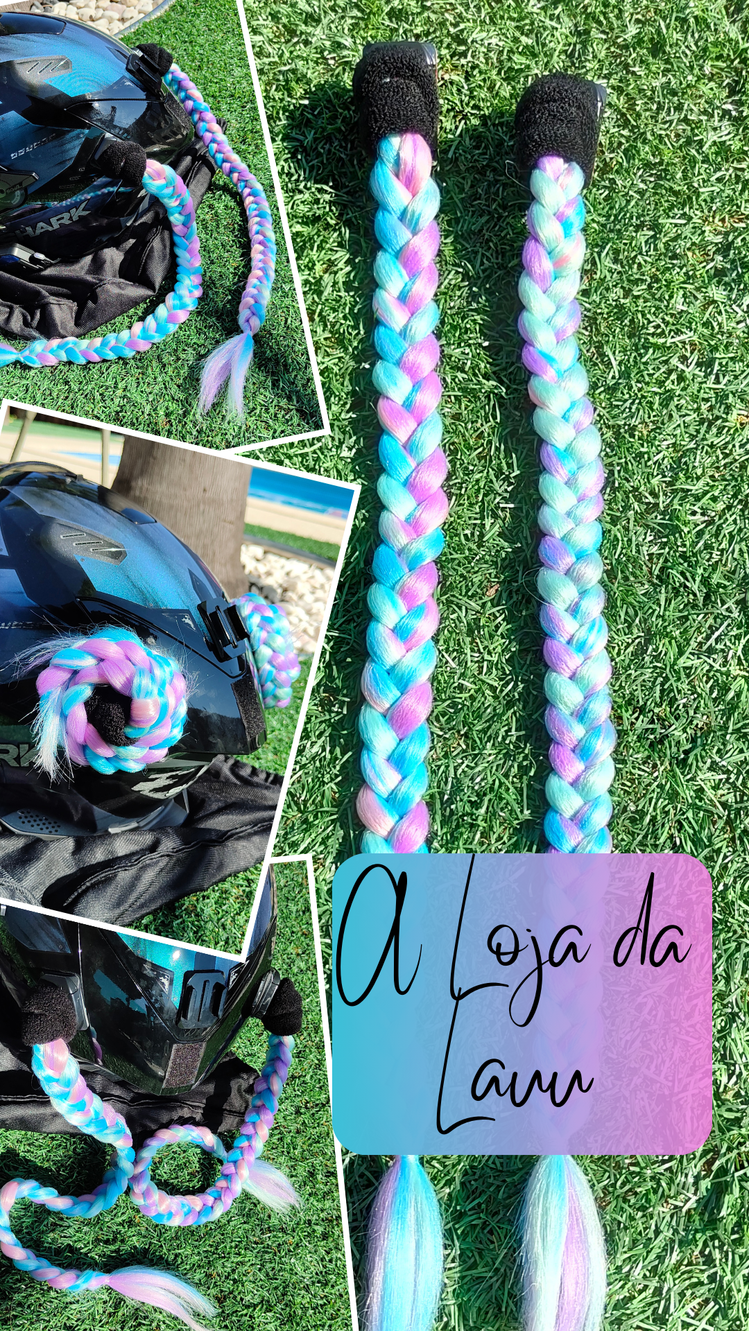 2 Tranças de 100g 60cm