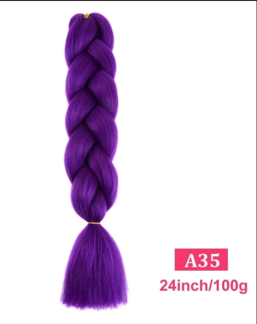 2 Tranças de 100g 60cm