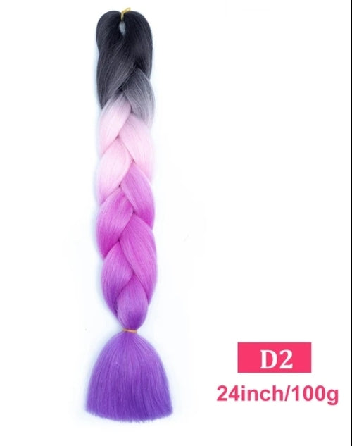 2 Tranças de 100g 60cm