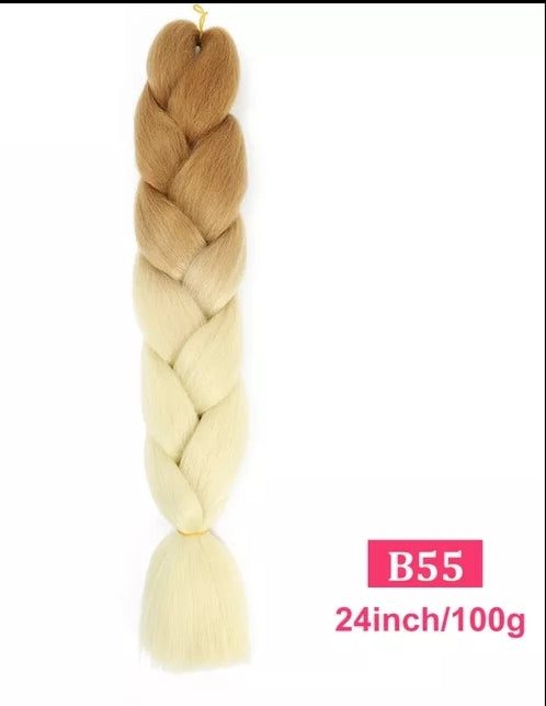 2 Tranças de 100g 60cm