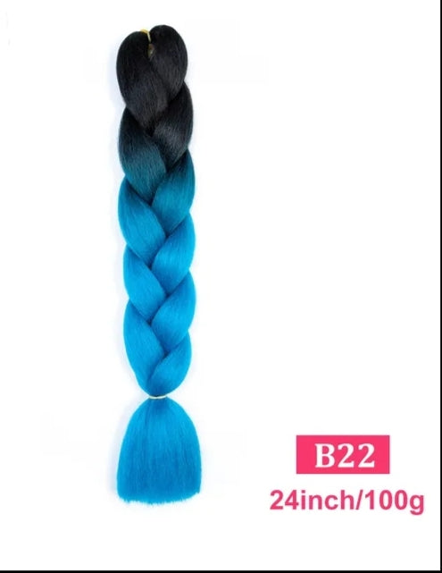 2 Tranças de 100g 60cm