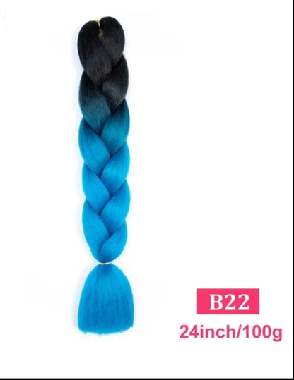 2 Tranças de 100g 60cm
