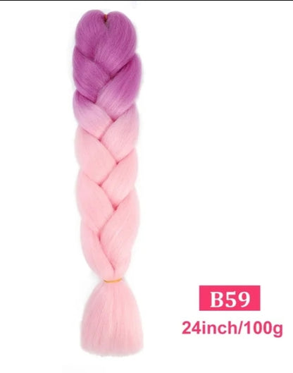 2 Tranças de 100g 60cm