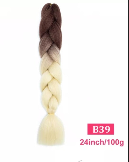 2 Tranças de 100g 60cm
