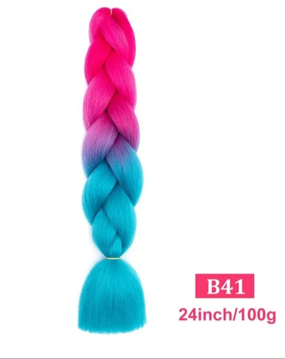 2 Tranças de 100g 60cm