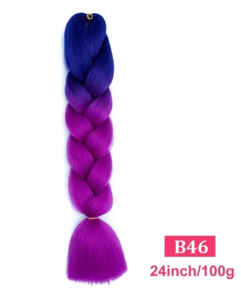 2 Tranças de 100g 60cm
