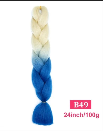 2 Tranças de 100g 60cm