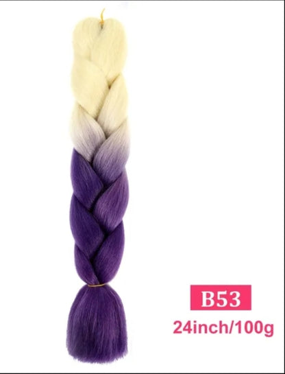 1 Trança 100g 60cm