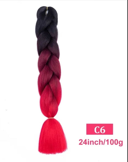 2 Tranças de 100g 60cm