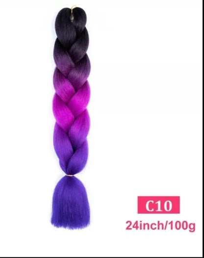 2 Tranças de 100g 60cm
