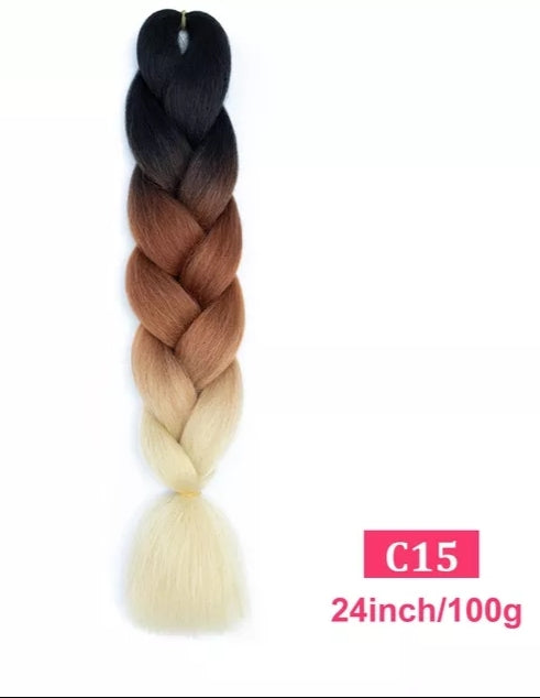 2 Tranças de 100g 60cm
