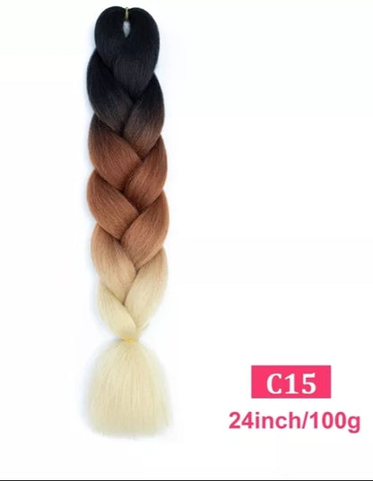 2 Tranças de 100g 60cm