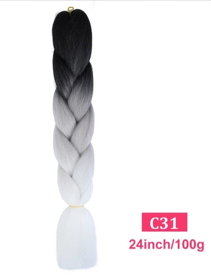 2 Tranças de 100g 60cm