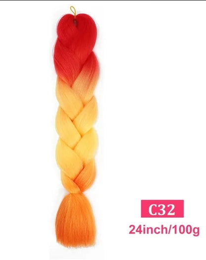 2 Tranças de 100g 60cm