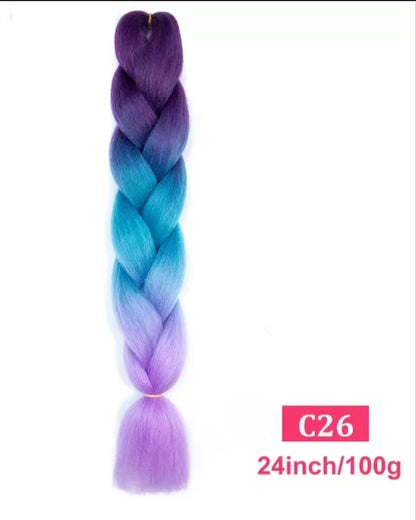 2 Tranças de 100g 60cm