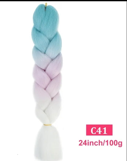 2 Tranças de 100g 60cm