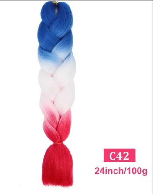 2 Tranças de 100g 60cm