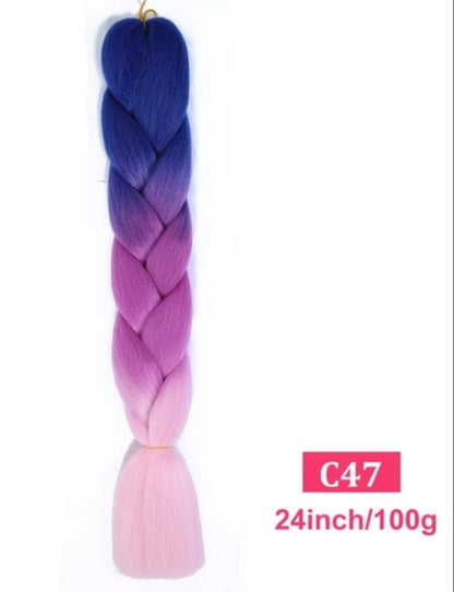 2 Tranças de 100g 60cm